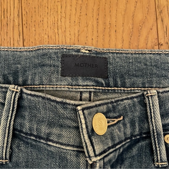 MOTHER the Insider ankle fray denim size 27 - Picture 5 of 13